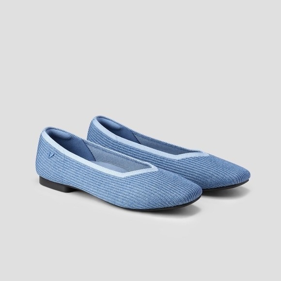 Vivaia Shoes - VIVAIA Square-Toe V-Cut Flats (Margot™ 2.0) EU 39 / US 8